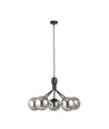 Nova 5 Sort/Graphite pendellampe - Ø14 cm, E14, 230V, uten lyskilde