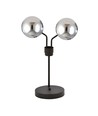 Nova LN2 Sort/Grafitt bordlampe - Ø14 cm, E14, 230V, uten lyskilde