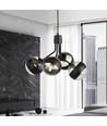 Nova 4 Svart/Stripe pendellampe - Ø14 cm, E14, 230V, uten lyskilde