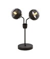 Nova LN2 Sort/Stripe bordlampe - Ø14 cm, E14, 230V, uten lyskilde