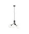 Nova 4 Sort/Opal pendellampe - Ø15 cm, E14, 230V, uten lyskilde