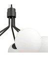 Nova 5 Sort/Opal pendellampe - Ø15 cm, E14, 230V, uten lyskilde