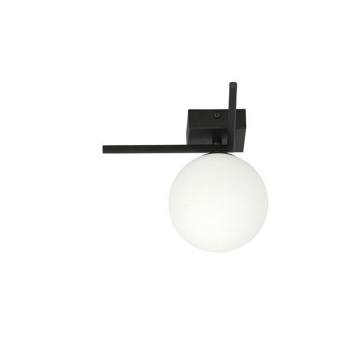 Imago 1G Sort/Opal taklampe - Ø15 cm, E14, 230V, uten lyskilde