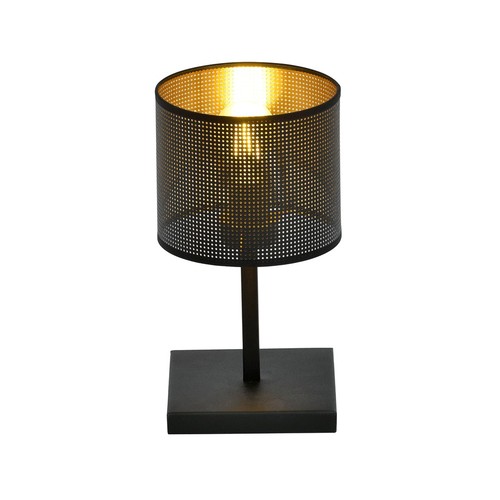 Jordan LN1 Sort/Gull bordlampe - Ø15 cm, E27, 230V, uten lyskilde