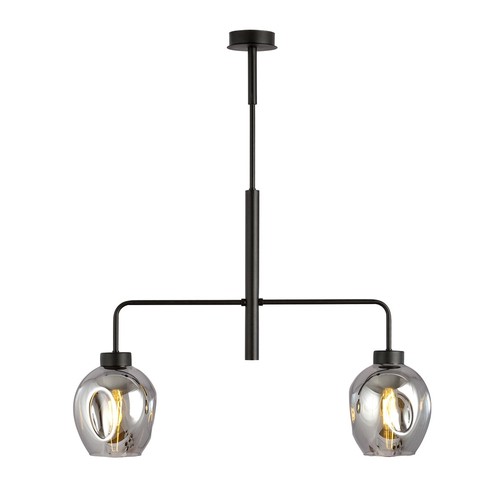 Lukka 2 Sort/Grafitt pendellampe - Ø14 cm, E27, 230V, uten lyskilde