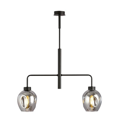 Lukka 2 Sort/Grafitt pendellampe - Ø14 cm, E27, 230V, uten lyskilde