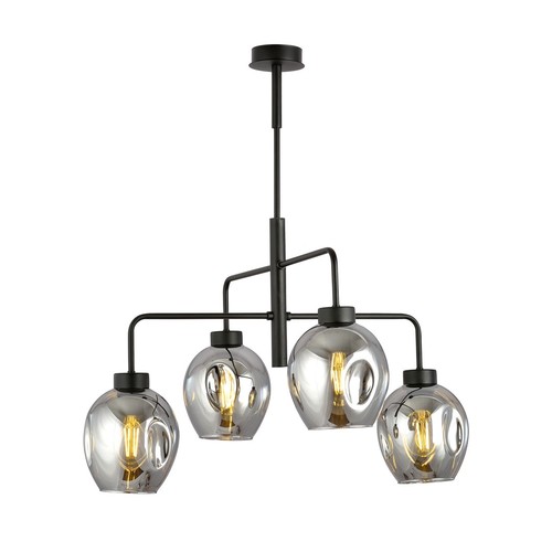 Lukka 4 Sort/Grafitt pendellampe - Ø14 cm, E27, 230V, uten lyskilde