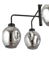 Lukka 4 Sort/Grafitt pendellampe - Ø14 cm, E27, 230V, uten lyskilde