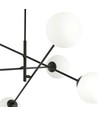 Linear 6 Sort/Opal pendellampe - Ø15 cm, E14, 230V, uten lyskilde