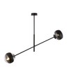 Linear 2 Sort/Stripe pendellampe - Ø14 cm, E14, 230V, uten lyskilde