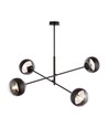 Linear 4 Sort/Stripe pendellampe - Ø14 cm, E14, 230V, uten lyskilde