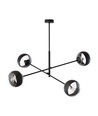 Linear 4 Sort/Stripe pendellampe - Ø14 cm, E14, 230V, uten lyskilde