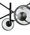 Linear 6 Sort/Stripe pendellampe - Ø14 cm, E14, 230V, uten lyskilde