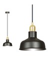 Ibor 1 Sort pendellampe - E27, 230V, uten lyskilde