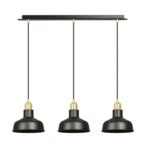 Ibor 3 Svart pendellampe - E27, 230V, uten lyskilde