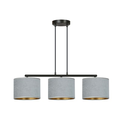 Hilde 3 Sort/Grå pendellampe - Ø20 cm, E27, 230V, uten lyskilde