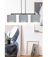 Hilde 3 Sort/Grå pendellampe - Ø20 cm, E27, 230V, uten lyskilde