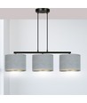 Hilde 3 Sort/Grå pendellampe - Ø20 cm, E27, 230V, uten lyskilde