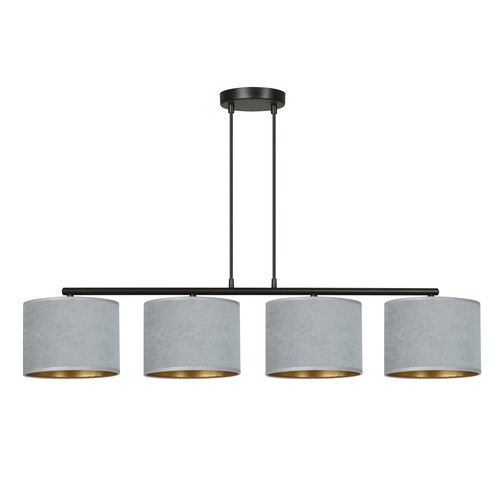 Hilde 4 Sort/Grå pendellampe - Ø20 cm, E27, 230V, uten lyskilde