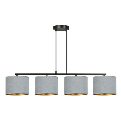 Hilde 4 Sort/Grå pendellampe - Ø20 cm, E27, 230V, uten lyskilde