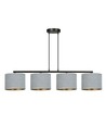 Hilde 4 Sort/Grå pendellampe - Ø20 cm, E27, 230V, uten lyskilde