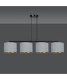 Hilde 4 Sort/Grå pendellampe - Ø20 cm, E27, 230V, uten lyskilde