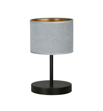 Hilde LN1 Sort/Grå bordlampe - Ø20 cm, E27, 230V, uten lyskilde