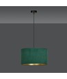 Hilde 1 Sort/Grønn pendellampe - Ø35 cm, E27, 230V, uten lyskilde