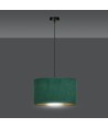 Hilde 1 Sort/Grønn pendellampe - Ø35 cm, E27, 230V, uten lyskilde