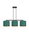 Hilde 3 Svart/Grønn pendellampe - Ø20 cm, E27, 230V, uten lyskilde