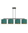 Hilde 4 Svart/Grønn pendellampe - Ø20 cm, E27, 230V, uten lyskilde