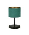 Hilde LN1 Sort/Grønn bordlampe - Ø20 cm, E27, 230V, uten lyskilde