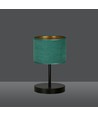 Hilde LN1 Sort/Grønn bordlampe - Ø20 cm, E27, 230V, uten lyskilde