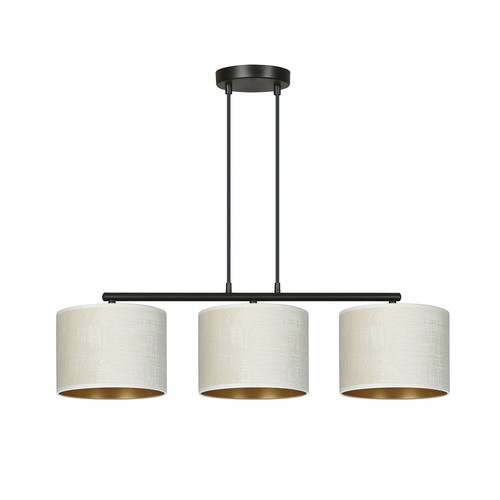 Hilde 3 Sort/Hvit pendellampe - Ø20 cm, E27, 230V, uten lyskilde