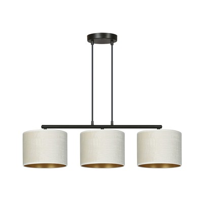 Hilde 3 Sort/Hvit pendellampe - Ø20 cm, E27, 230V, uten lyskilde