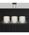 Hilde 3 Sort/Hvit pendellampe - Ø20 cm, E27, 230V, uten lyskilde