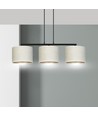 Hilde 3 Sort/Hvit pendellampe - Ø20 cm, E27, 230V, uten lyskilde