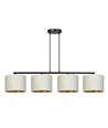 Hilde 4 Sort/Hvit pendellampe - Ø20 cm, E27, 230V, uten lyskilde