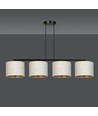Hilde 4 Sort/Hvit pendellampe - Ø20 cm, E27, 230V, uten lyskilde
