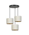 Hilde 3 Sort Premium Hvit pendellampe - Ø20 cm, E27, 230V, uten lyskilde