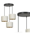 Hilde 3 Sort Premium Hvit pendellampe - Ø20 cm, E27, 230V, uten lyskilde