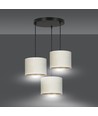 Hilde 3 Sort Premium Hvit pendellampe - Ø20 cm, E27, 230V, uten lyskilde