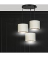 Hilde 3 Sort Premium Hvit pendellampe - Ø20 cm, E27, 230V, uten lyskilde