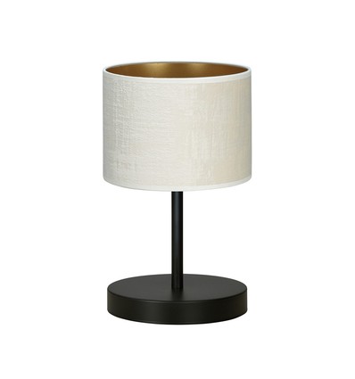 Hilde LN1 Sort/Hvit bordlampe - Ø20 cm, E27, 230V, uten lyskilde