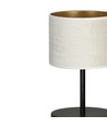 Hilde LN1 Sort/Hvit bordlampe - Ø20 cm, E27, 230V, uten lyskilde