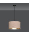Hilde 1 Sort/Rosa pendellampe - Ø35 cm, E27, 230V, uten lyskilde