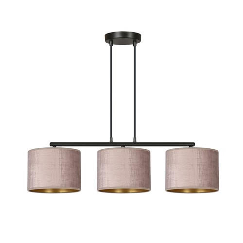 Hilde 3 Sort/Rosa pendellampe - Ø20 cm, E27, 230V, uten lyskilde