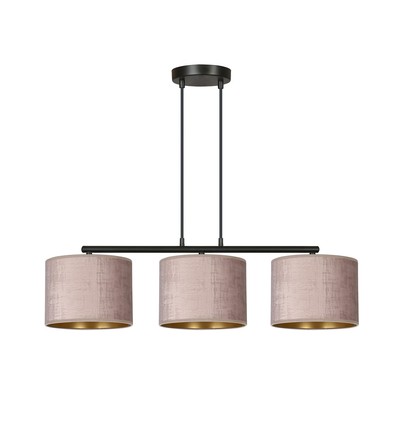 Hilde 3 Sort/Rosa pendellampe - Ø20 cm, E27, 230V, uten lyskilde