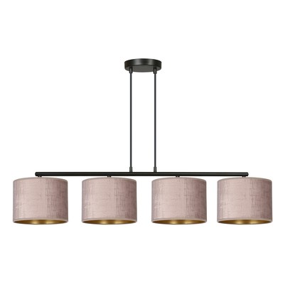 Hilde 4 Sort/Rosa pendellampe - Ø20 cm, E27, 230V, uten lyskilde