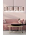 Hilde 4 Sort/Rosa pendellampe - Ø20 cm, E27, 230V, uten lyskilde